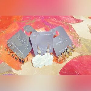 🛍️Women minicci jewelry Bundle elegant super cute fashion nickel free Earrings